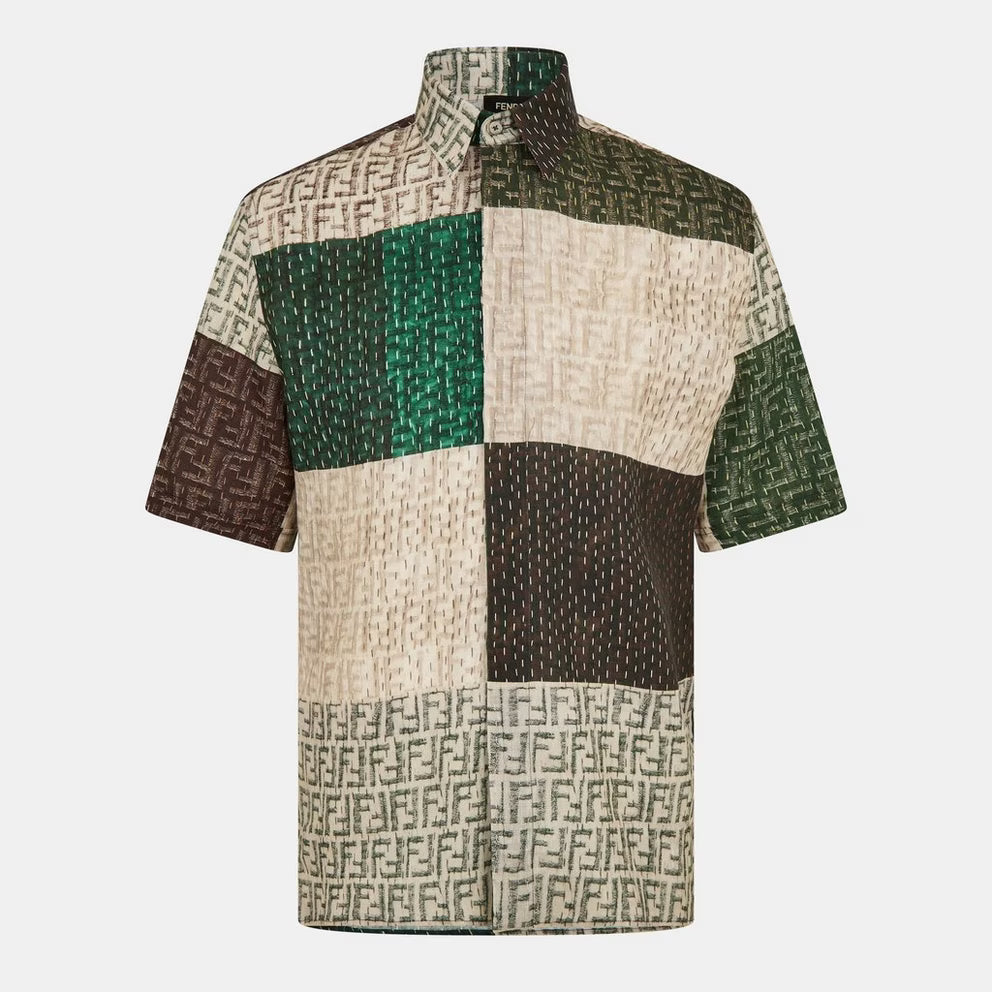Fendi - Linen Ff Print Shirt