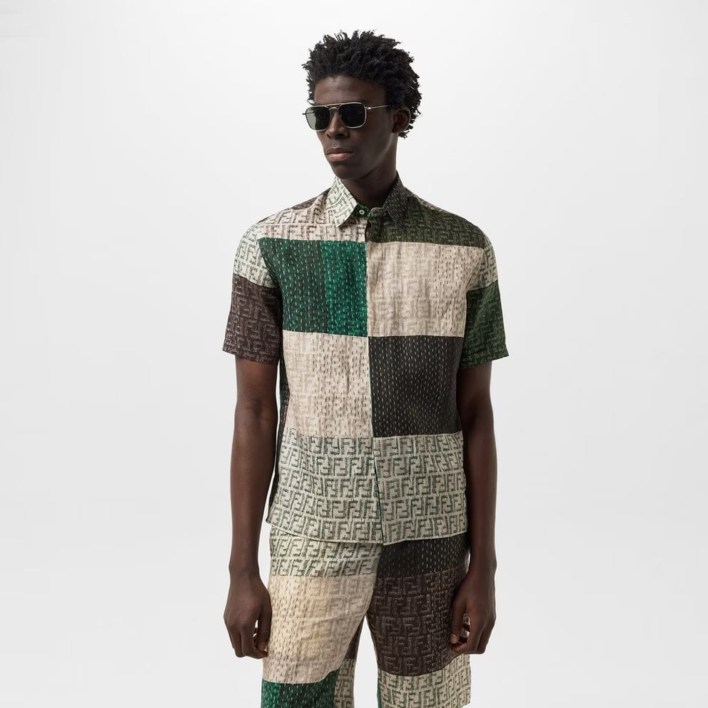 Fendi - Linen Ff Print Shirt