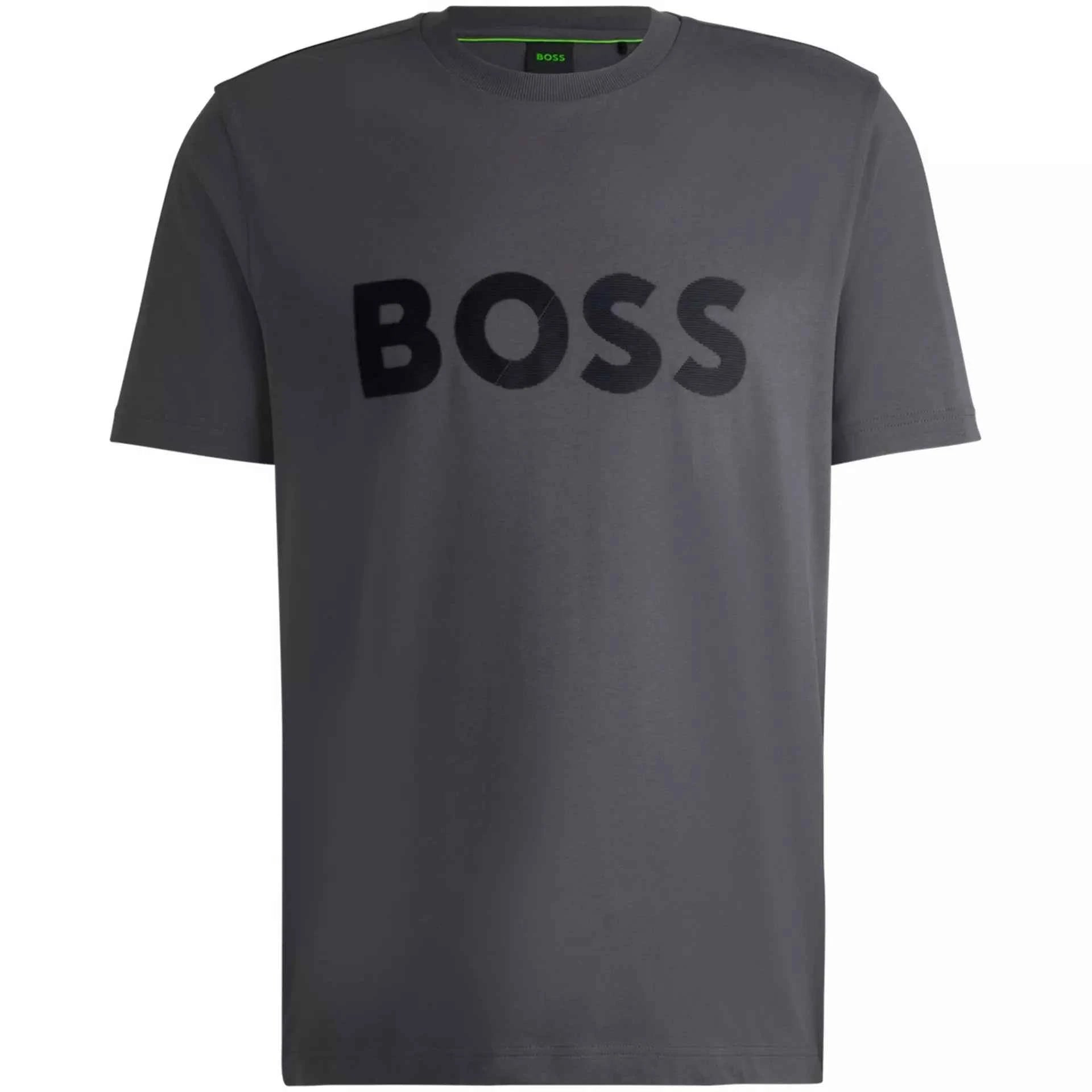 Boss - Men's Tape Logo Cotton T-Shirt