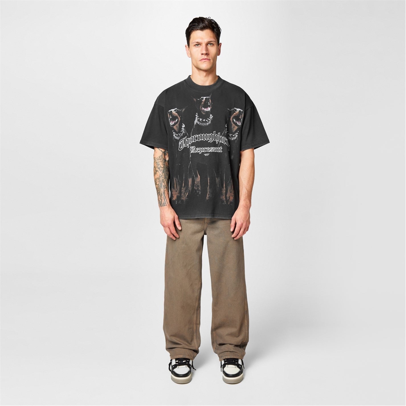 REPRESENT - Men's Rep Thoroughbred T-Shirt, Bold Printed Graphic