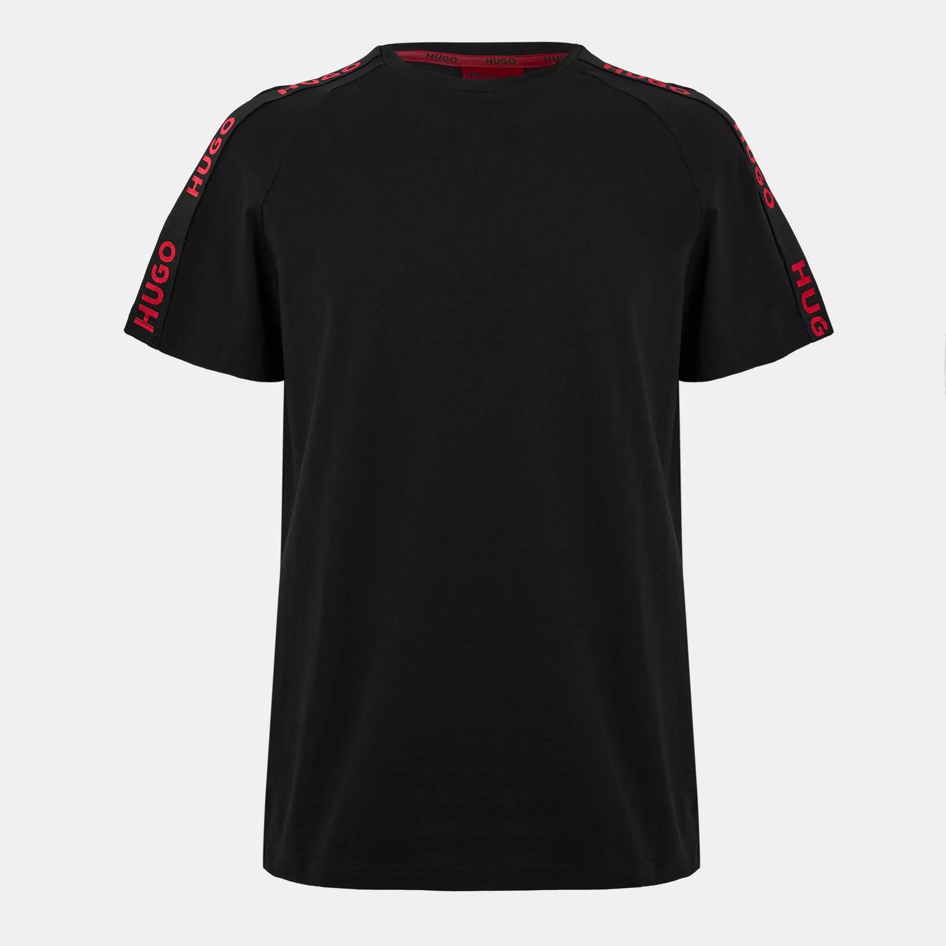 Hugo - HUGO Mens T-Shirt with Logo Signature Tape Detail