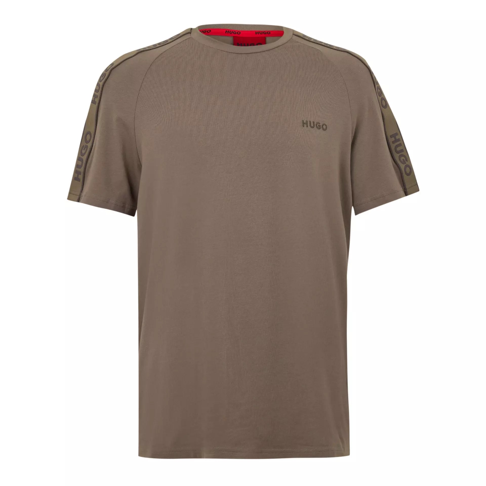 Hugo - HUGO Mens T-Shirt with Logo Signature Tape Detail