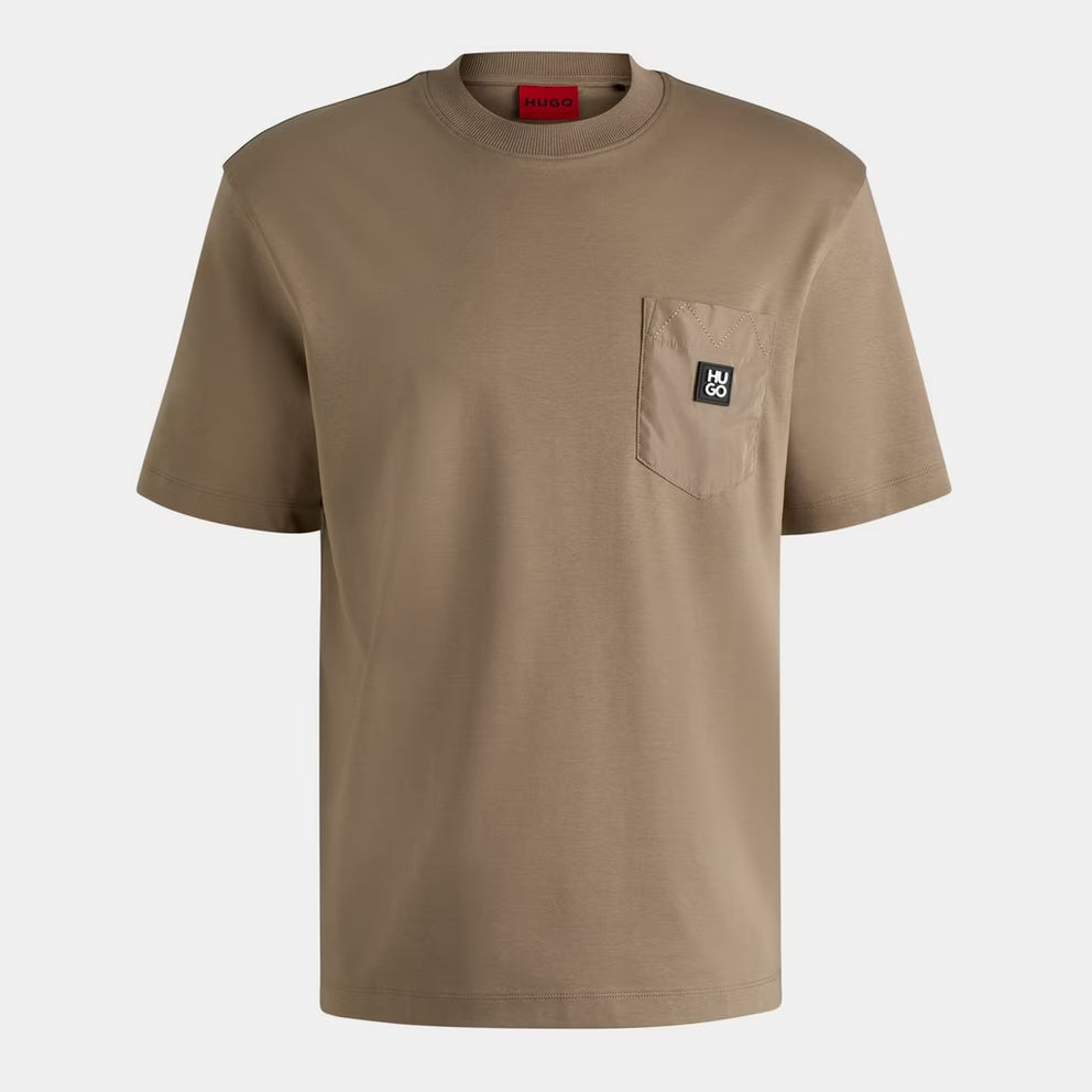 Hugo - Men's Dombiro 01 Red Cotton T-Shirt