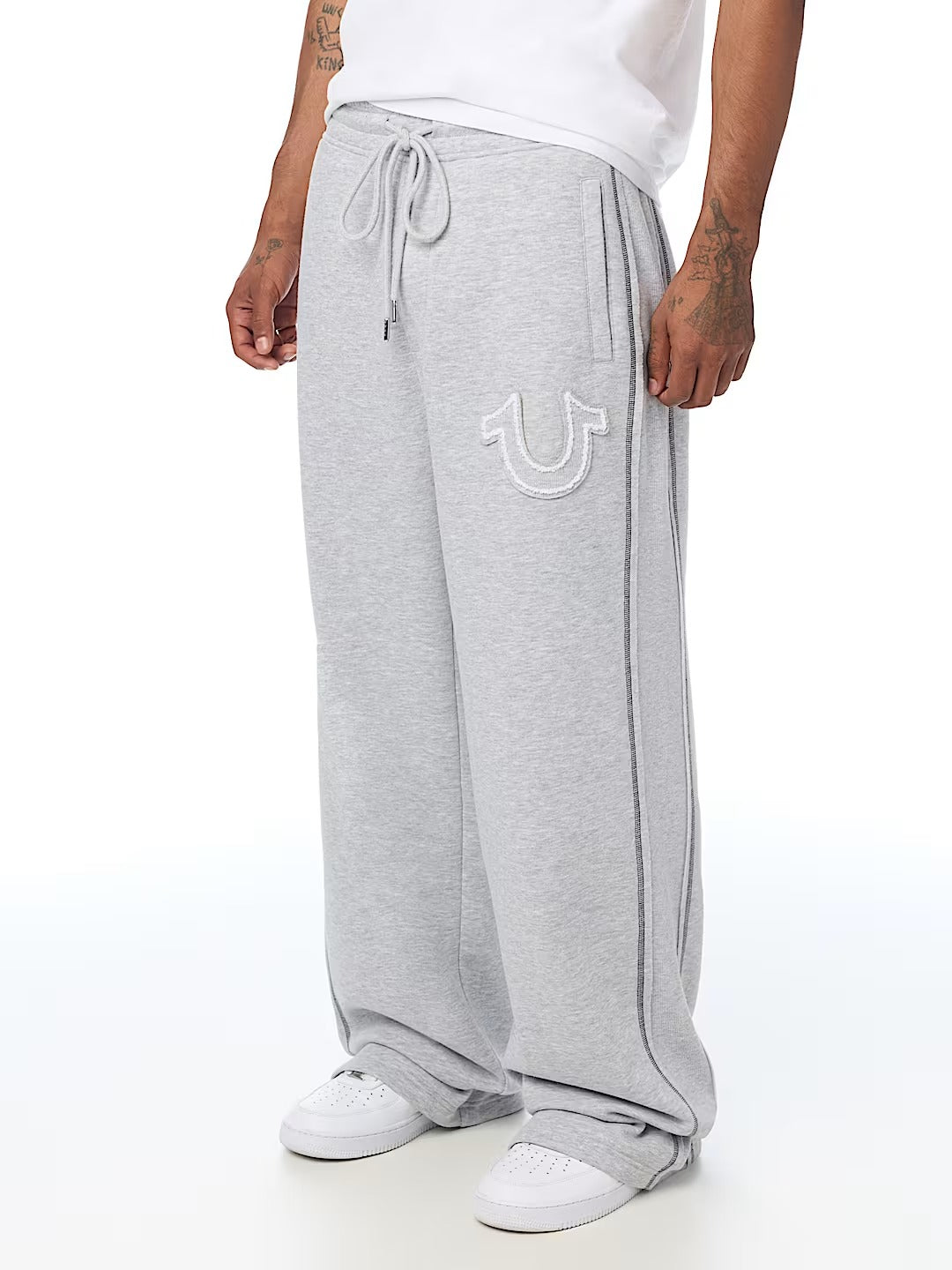 True Religion - Ribbed Baggy Sweatpant