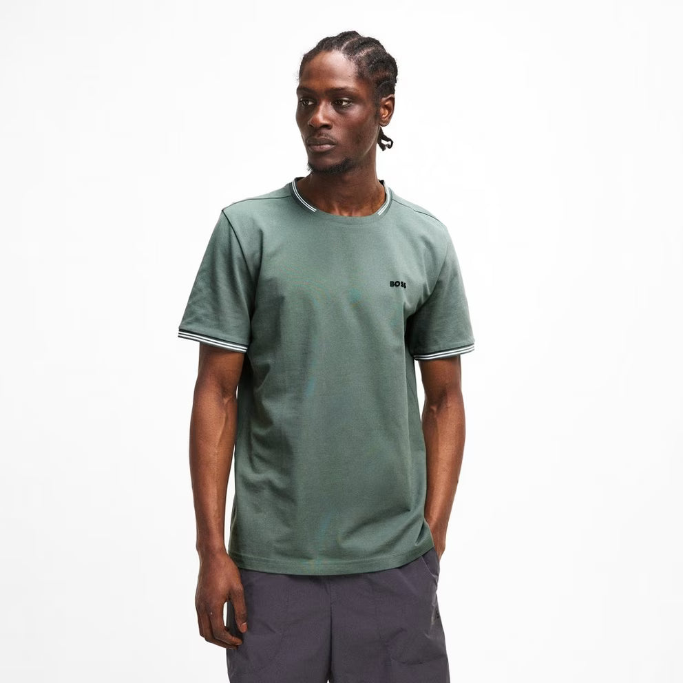 Boss - Mens BOSS Green Short Sleeve T-Shirt with Logo Detail (Taul Regular Fit)