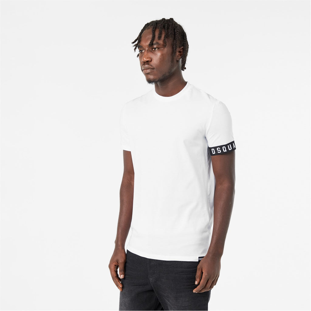 DSQUARED2 - Men's DSQ Band Logo Slim Fit T-Shirt