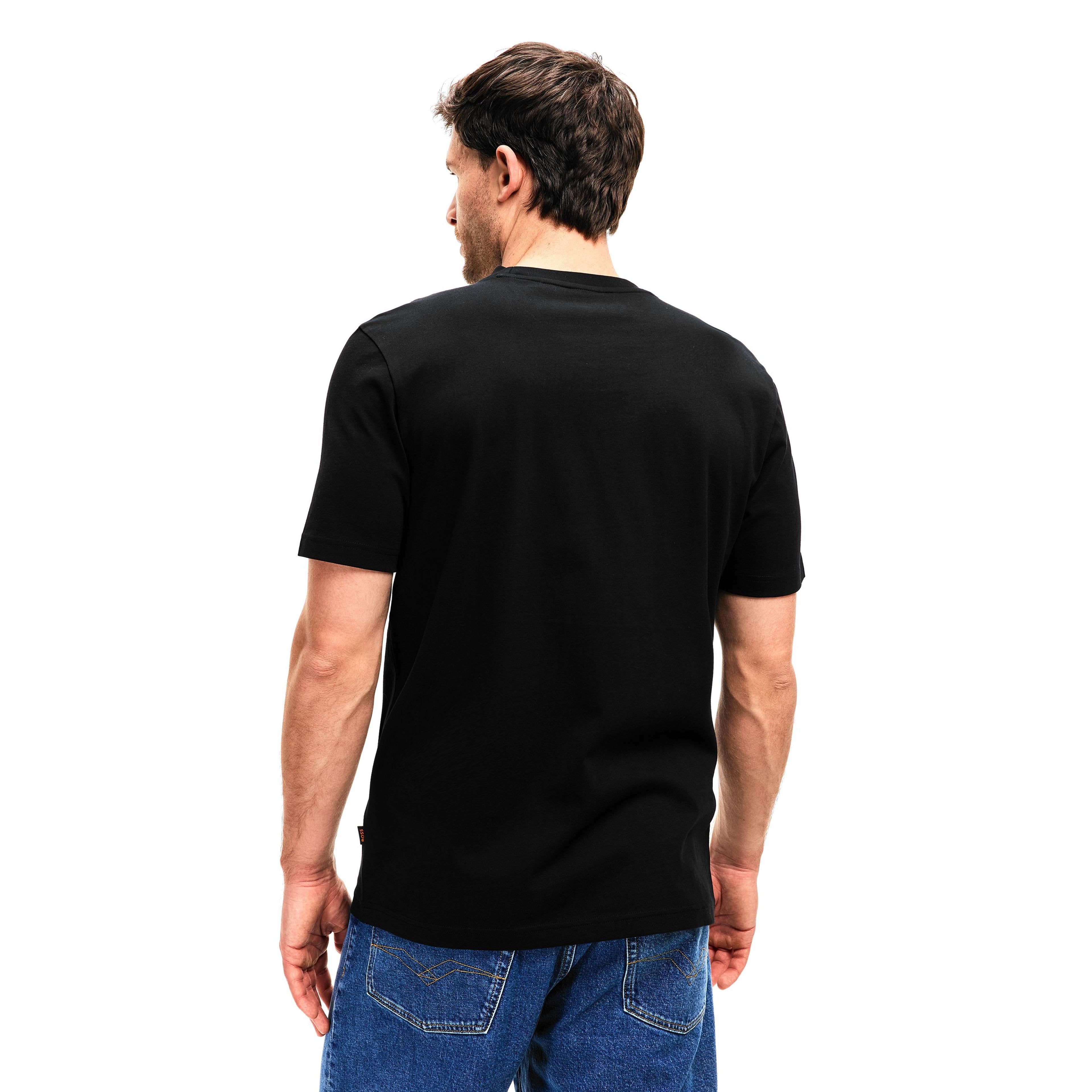 BOSS - Mens BOSS ORANGE Short Sleeve T-Shirt with Contemporary Stitched Logo