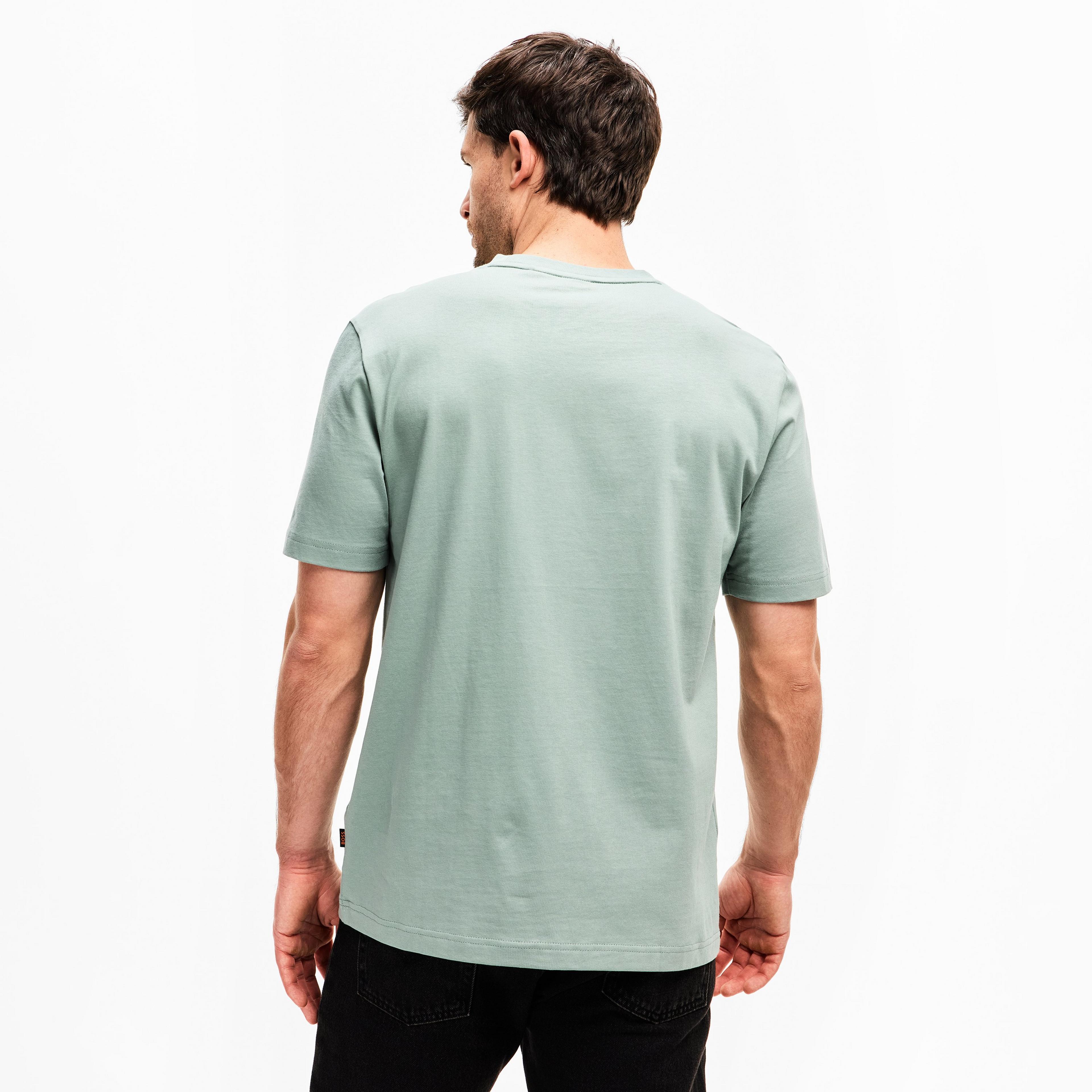 BOSS - Mens BOSS ORANGE Short Sleeve T-Shirt with Contemporary Stitched Logo