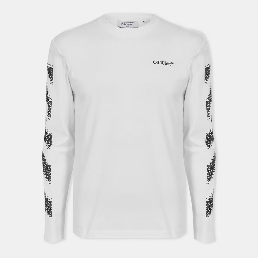 Off White - Men's Diag Skate Diagonal Graphic Long Sleeve T-Shirt