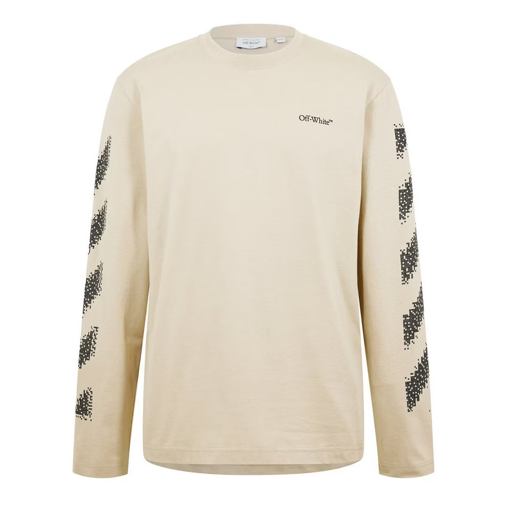 Off White - Men's Diag Skate Diagonal Graphic Long Sleeve T-Shirt