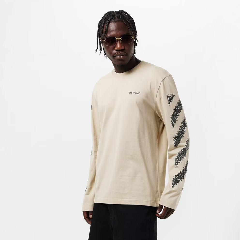 Off White - Men's Diag Skate Diagonal Graphic Long Sleeve T-Shirt