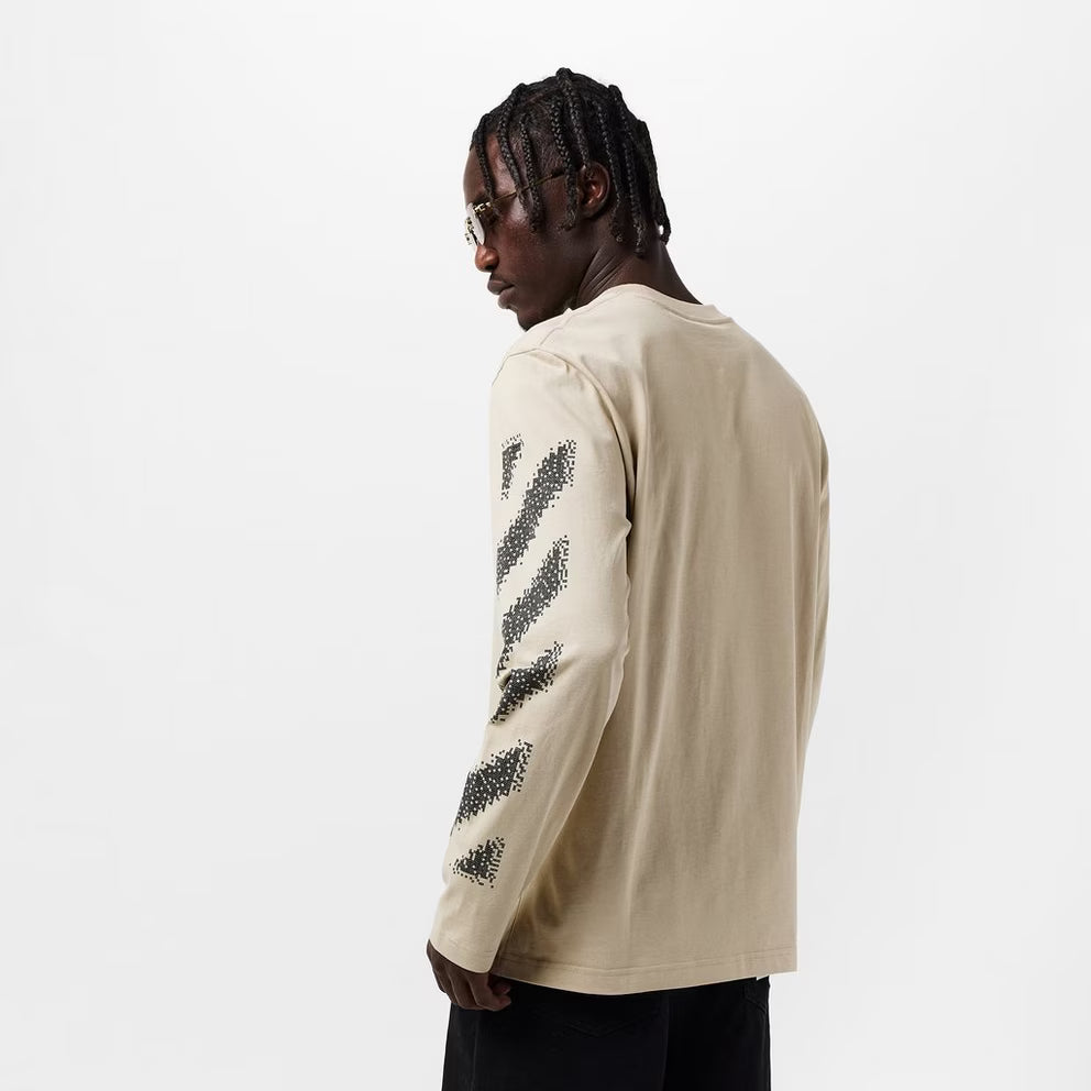 Off White - Men's Diag Skate Diagonal Graphic Long Sleeve T-Shirt
