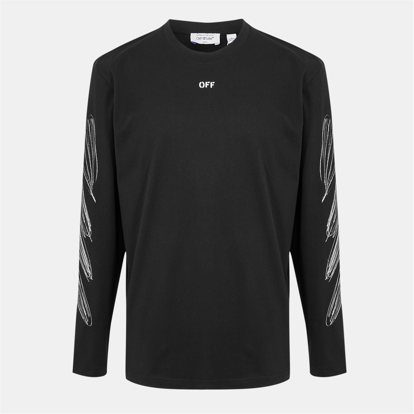 Off White - Men's Diag Skate Long Sleeve T-Shirt