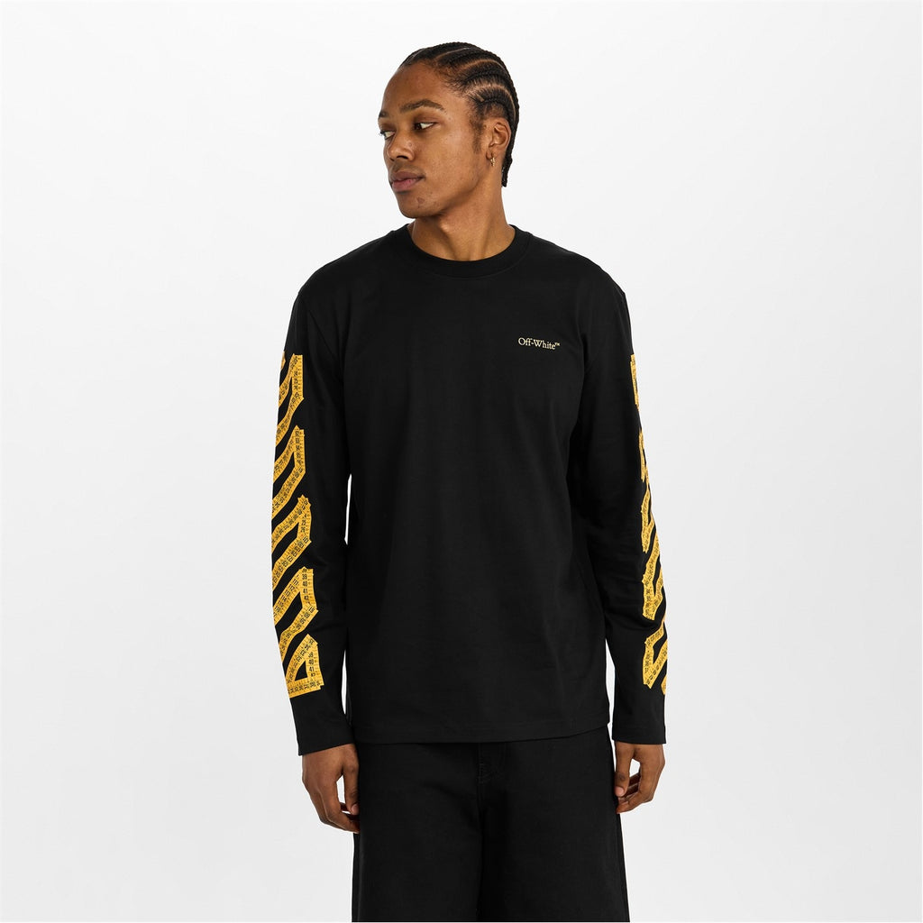 Off White - Men's Arrow Skate Long Sleeve T-Shirt