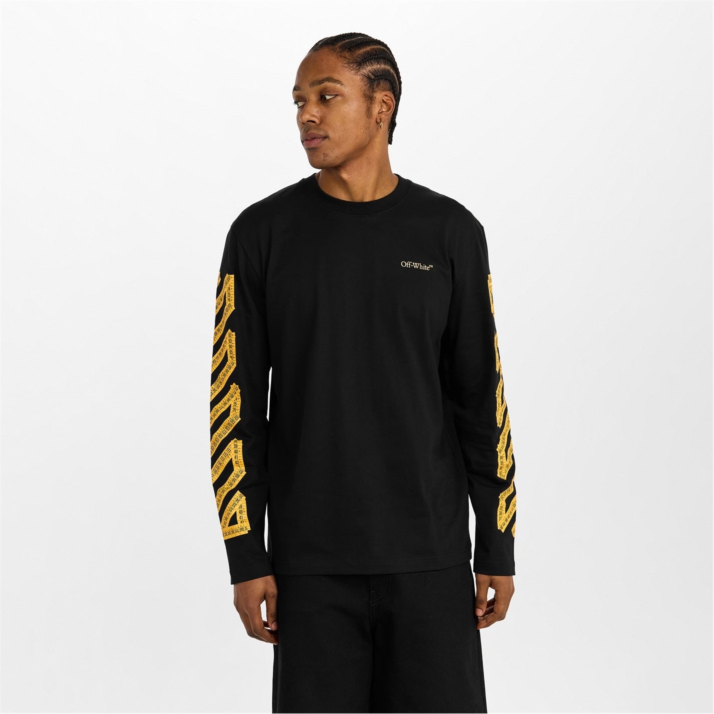 Off White - Men's Arrow Skate Long Sleeve T-Shirt