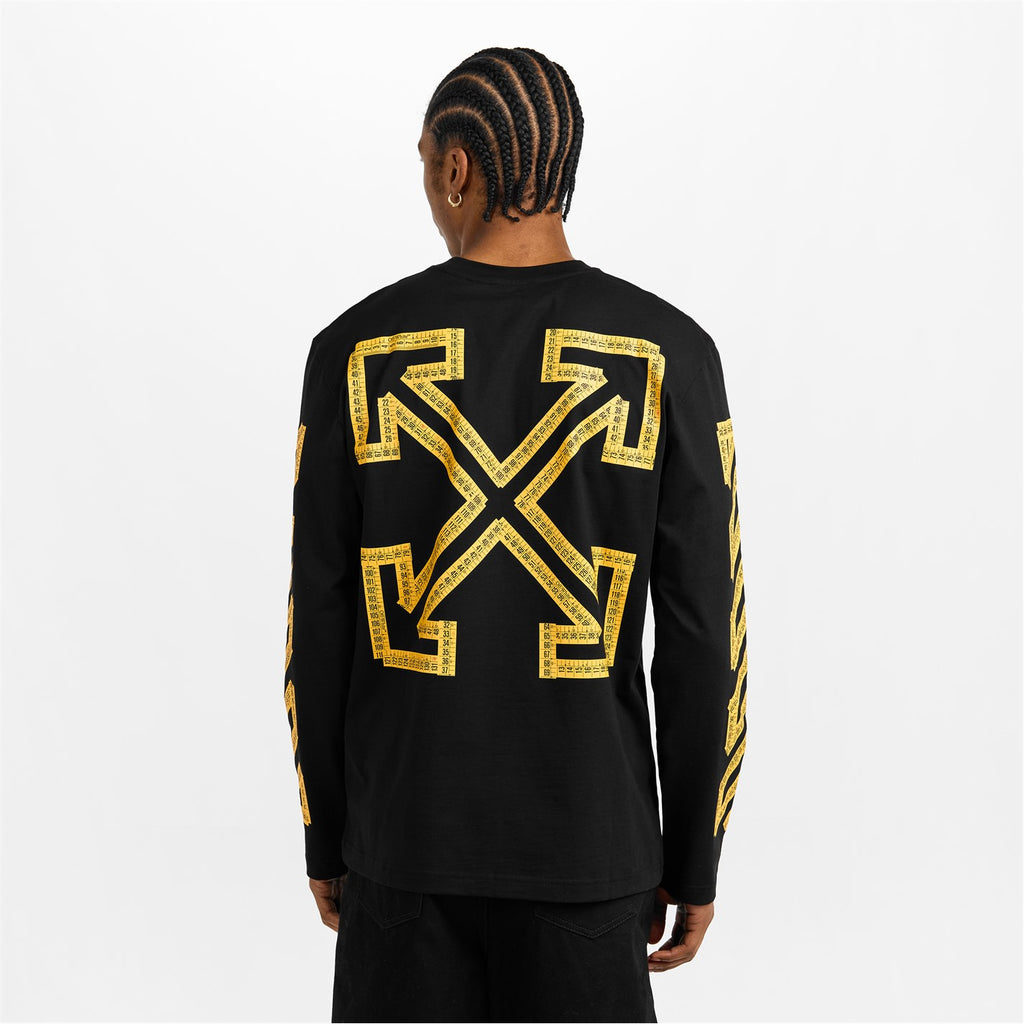 Off White - Men's Arrow Skate Long Sleeve T-Shirt