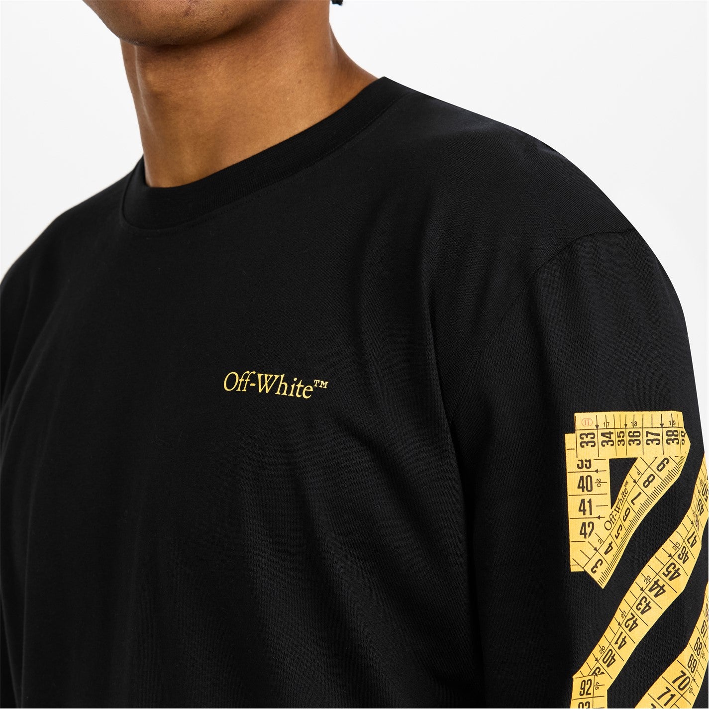 Off White - Men's Arrow Skate Long Sleeve T-Shirt