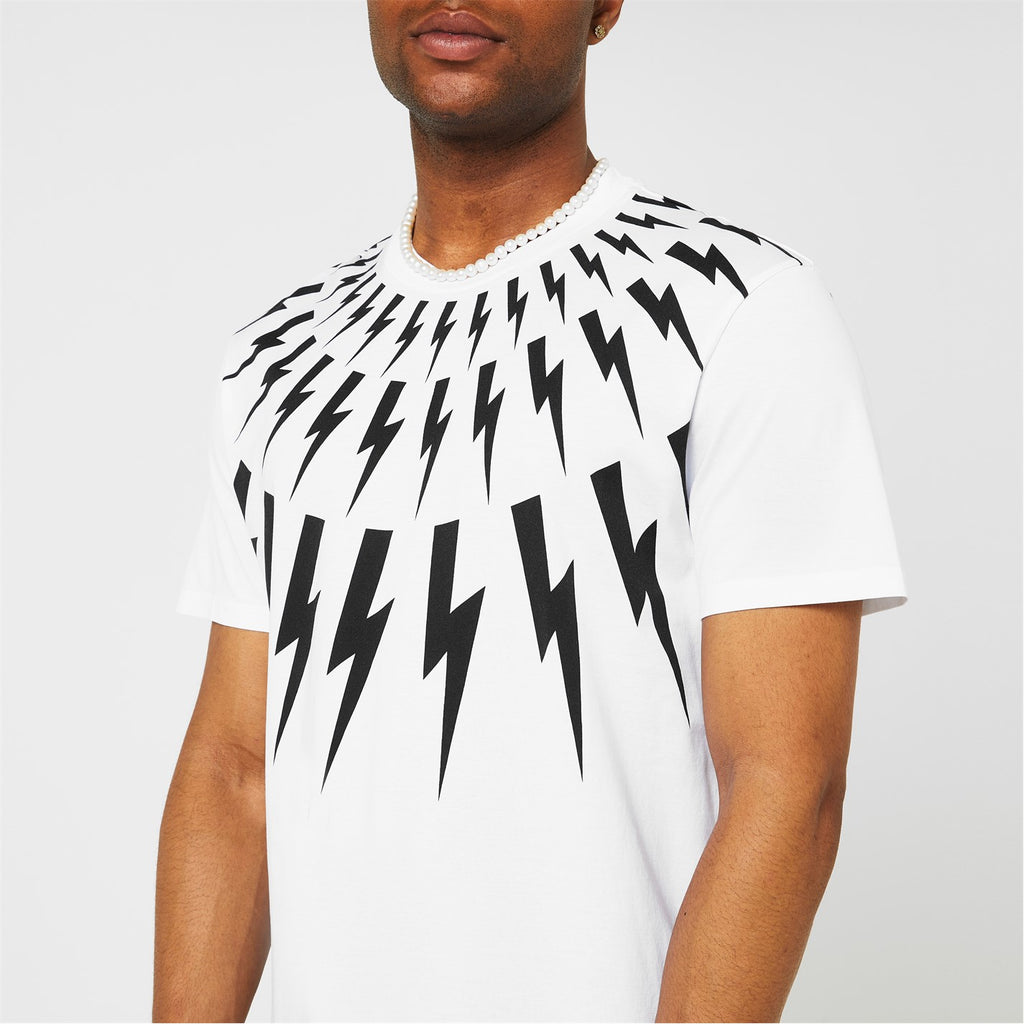 NEIL BARRETT - Lightning Bolt T Shirt