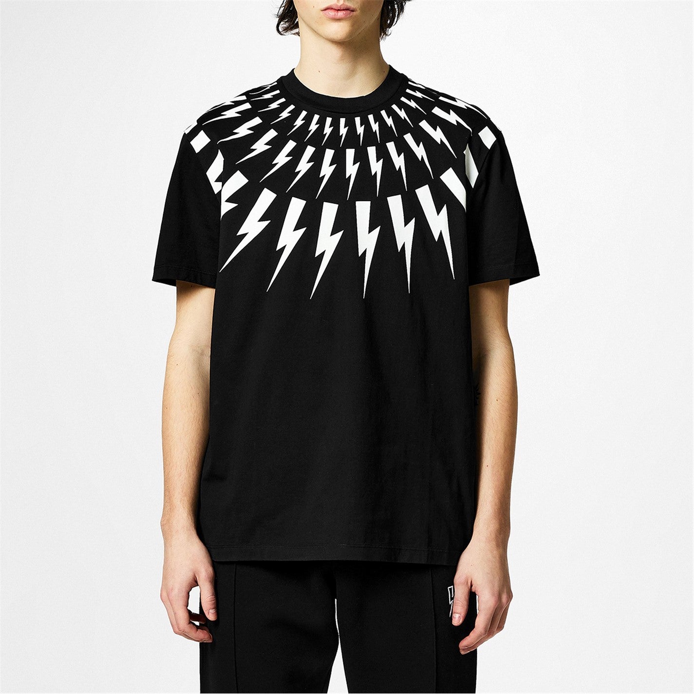 NEIL BARRETT - Lightning Bolt T Shirt