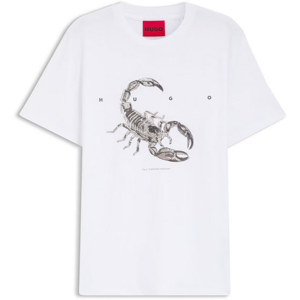 Hugo - HUGO Cotton-jersey T-shirt with spaced-out logo