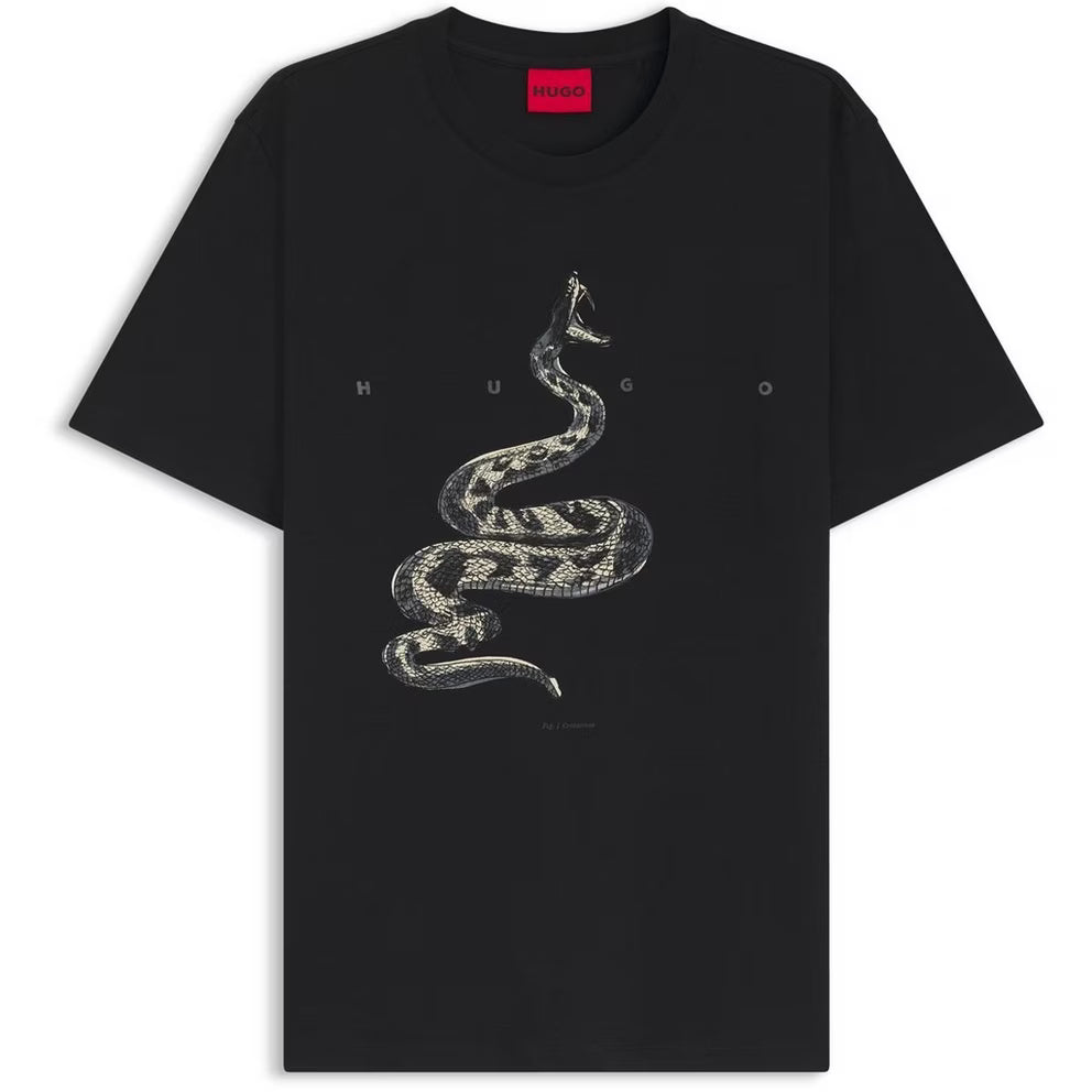 Hugo - HUGO Cotton-jersey T-shirt with spaced-out logo
