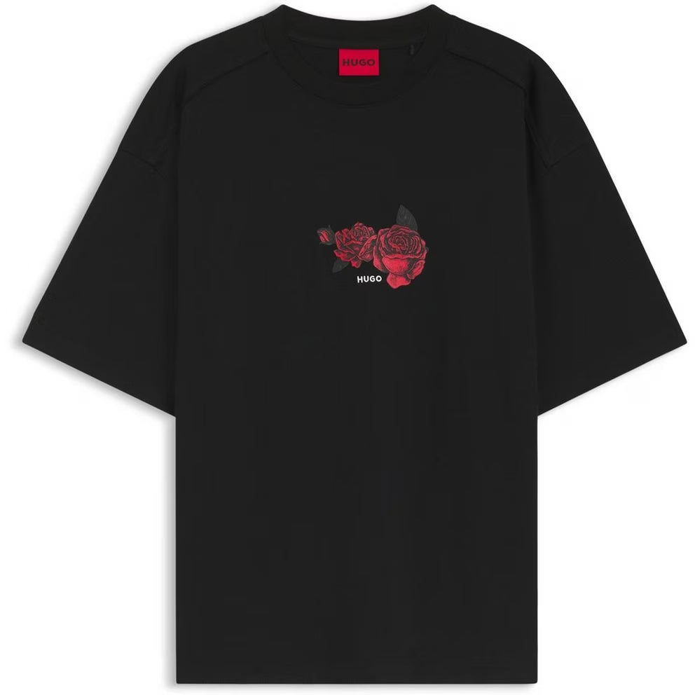 Hugo -  Mens HUGO Domans Short Sleeve T-Shirt with Artwork Detail