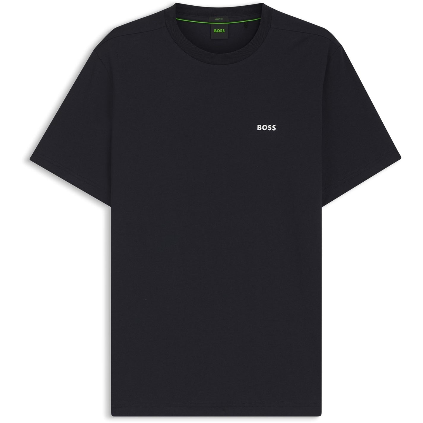 Boss - Mens BOSS GREEN T-Shirt with Logo Design Stretch Cotton