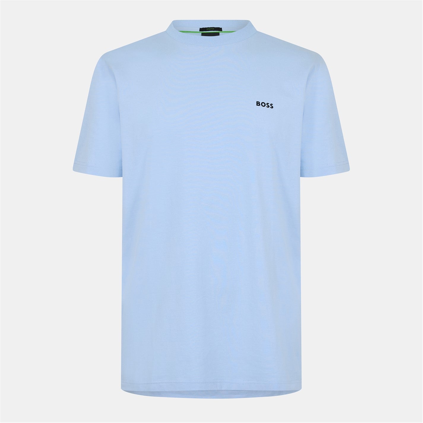Boss - Mens BOSS GREEN T-Shirt with Logo Design Stretch Cotton