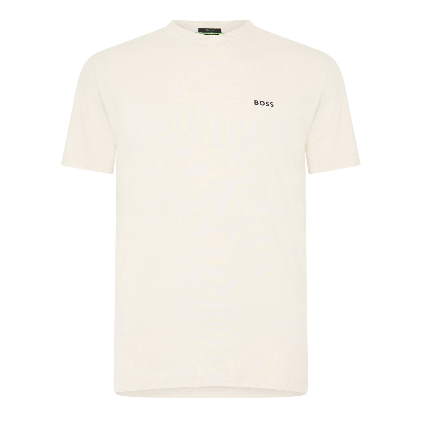 Boss - Mens BOSS GREEN T-Shirt with Logo Design Stretch Cotton