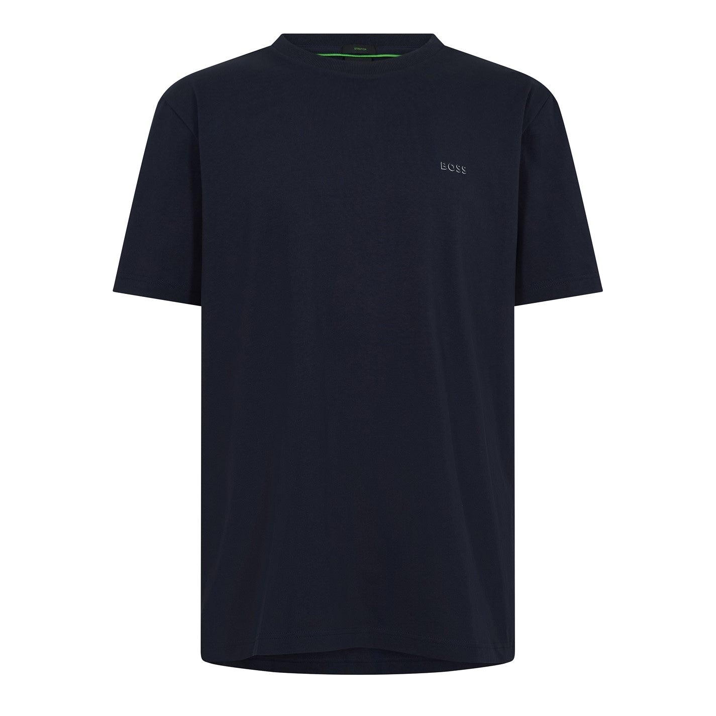 Boss - Mens BOSS GREEN T-Shirt with Logo Design Stretch Cotton