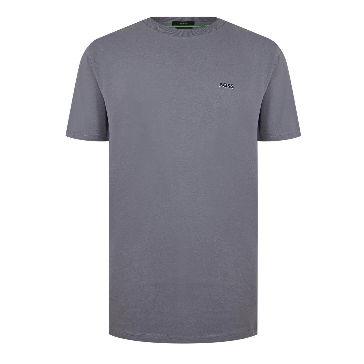 Boss - Mens BOSS GREEN T-Shirt with Logo Design Stretch Cotton