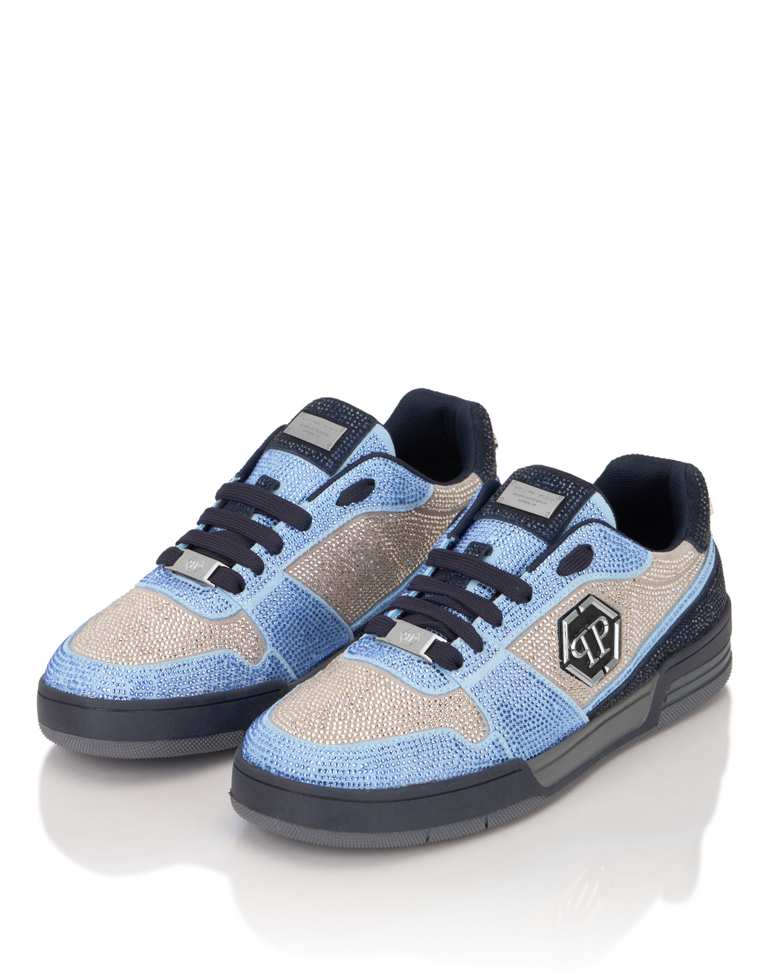 PHILIPP PLEIN - Low-Top Sneakers P-FORCE 78 Strass
