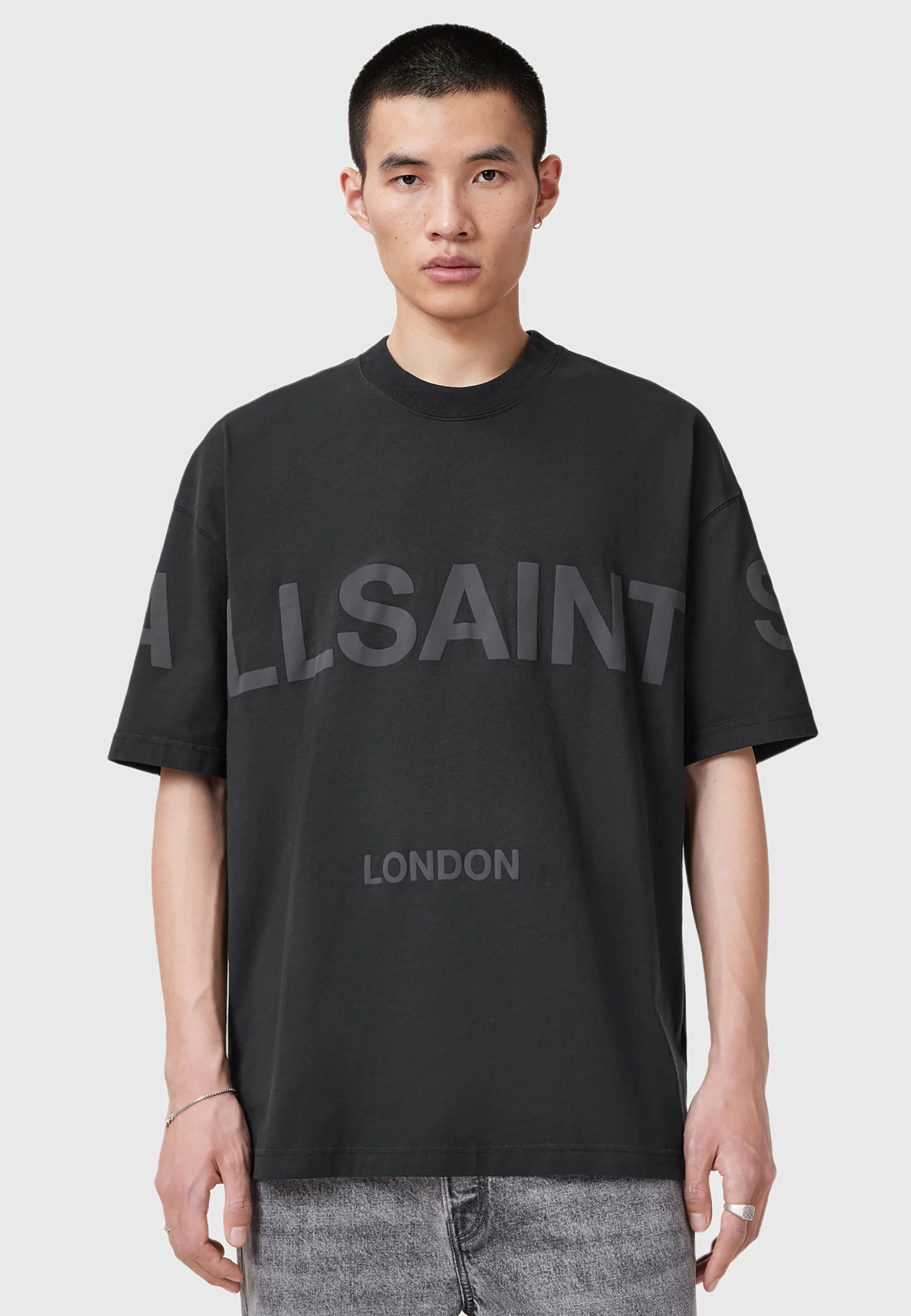 AllSaints - Biggy Crew Print T-shirt