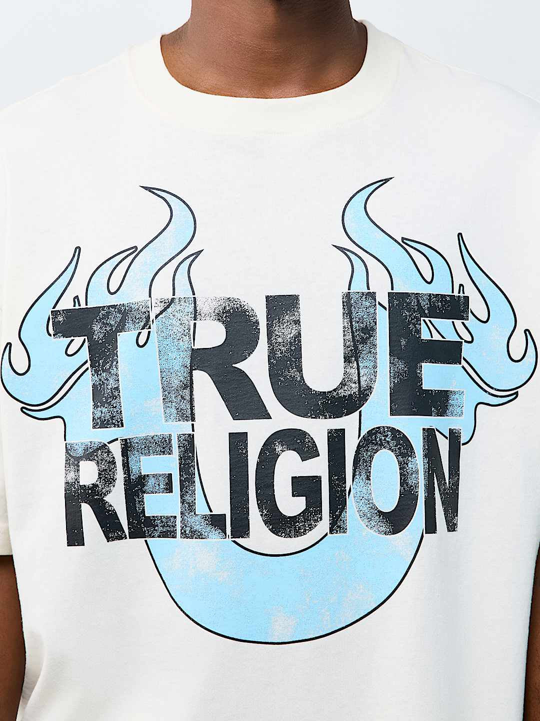 True Religion - Logo Tour Heavyweight Oversized Tee