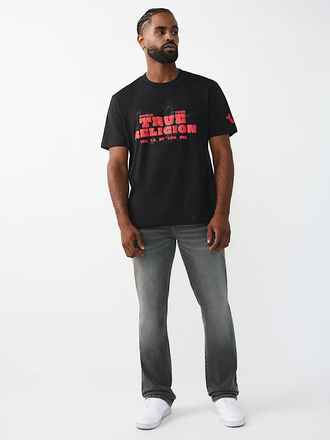 True Religion - Logo Blocky Puff Tee