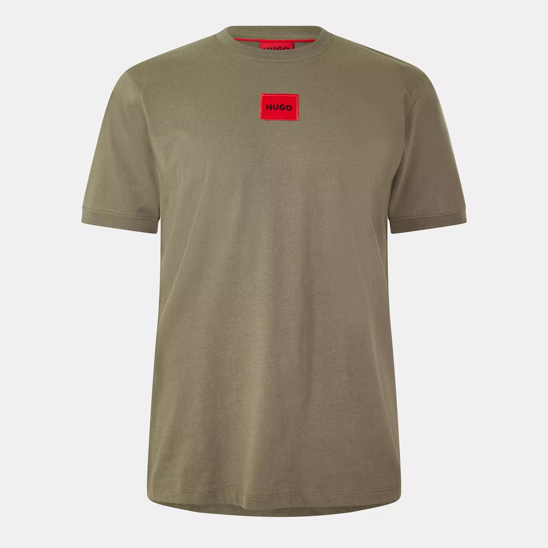 Hugo - Mens HUGO Diragolino Contemporary T-Shirt with Logo Detail