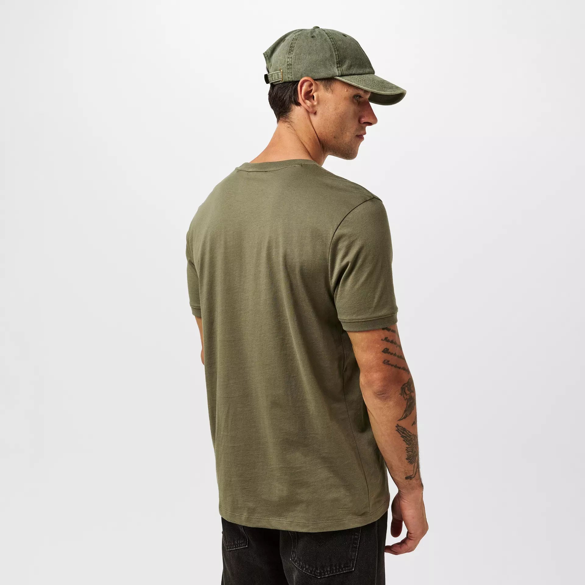Hugo - Mens HUGO Diragolino Contemporary T-Shirt with Logo Detail