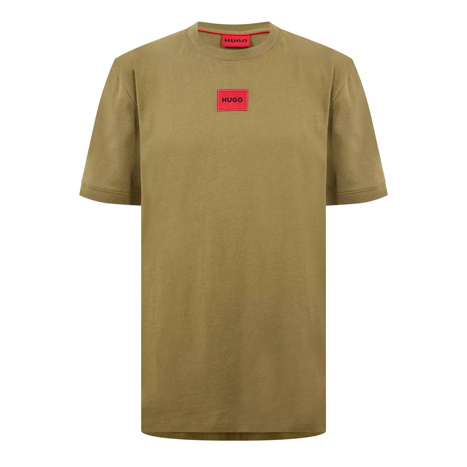 Hugo - Mens HUGO Diragolino Contemporary T-Shirt with Logo Detail