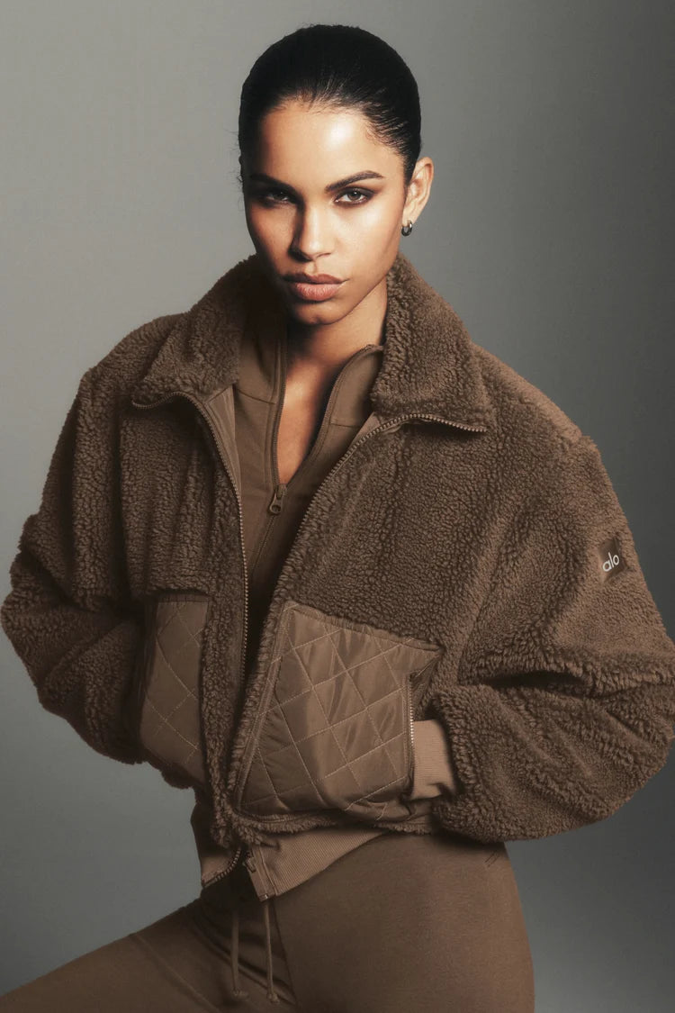 ALO YOGA - Sherpa Edge Bomber