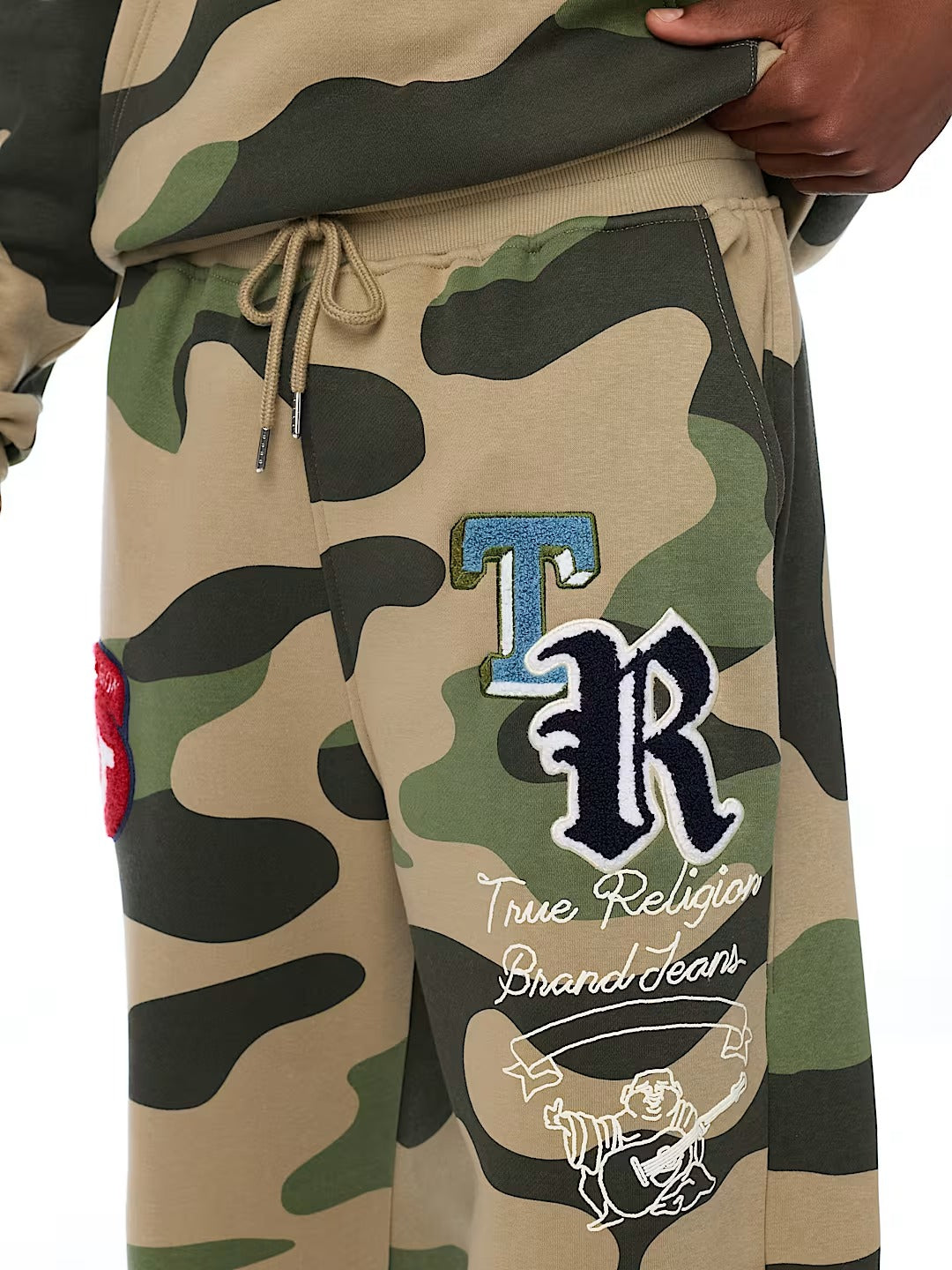 True Religion - Logo Patch Baggy Sweatpant