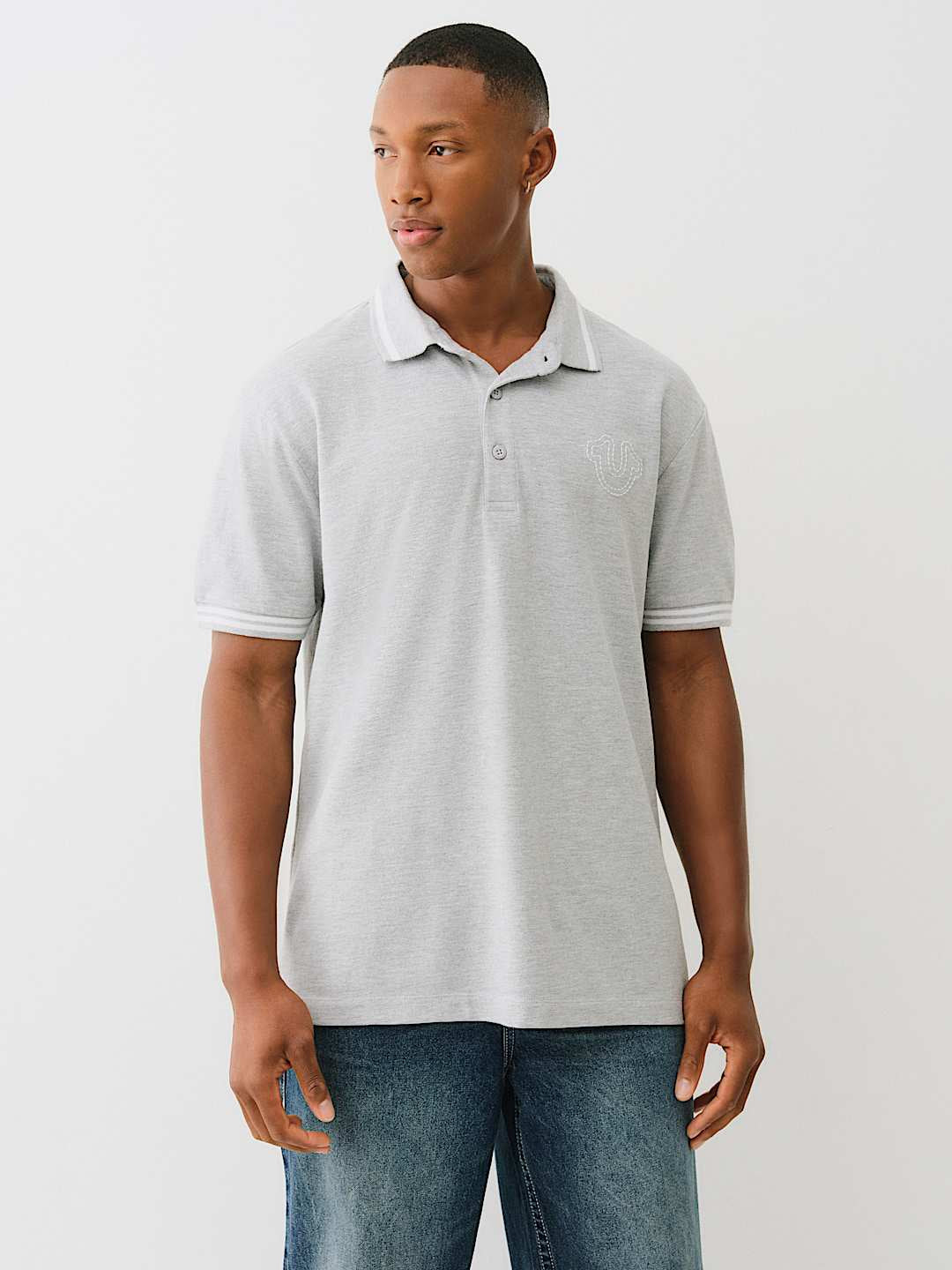 True Religion - Big T Horseshoe Polo Shirt