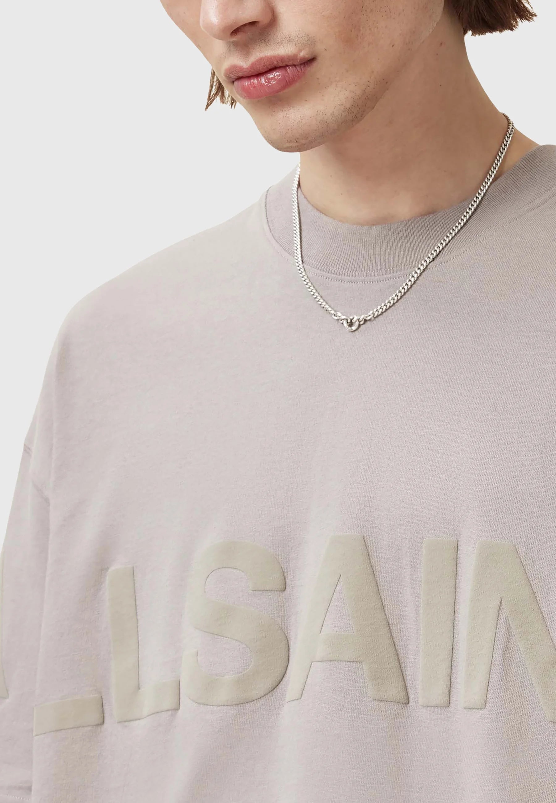 AllSaints - Biggy Crew Print T-shirt