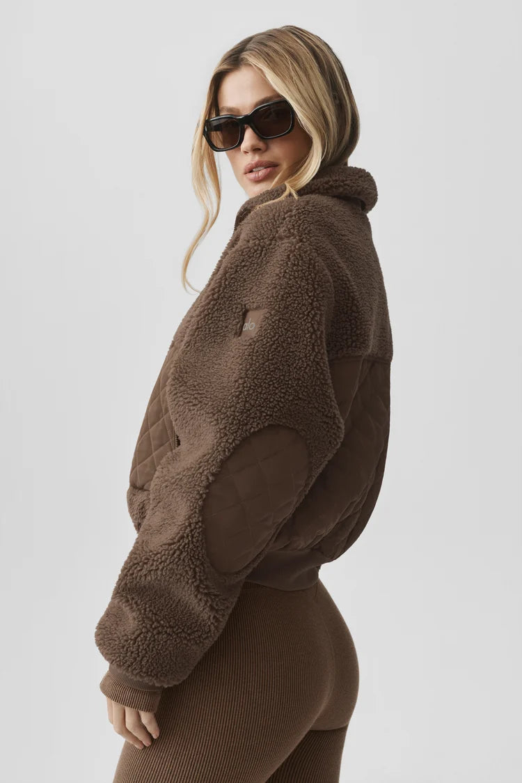 ALO YOGA - Sherpa Edge Bomber