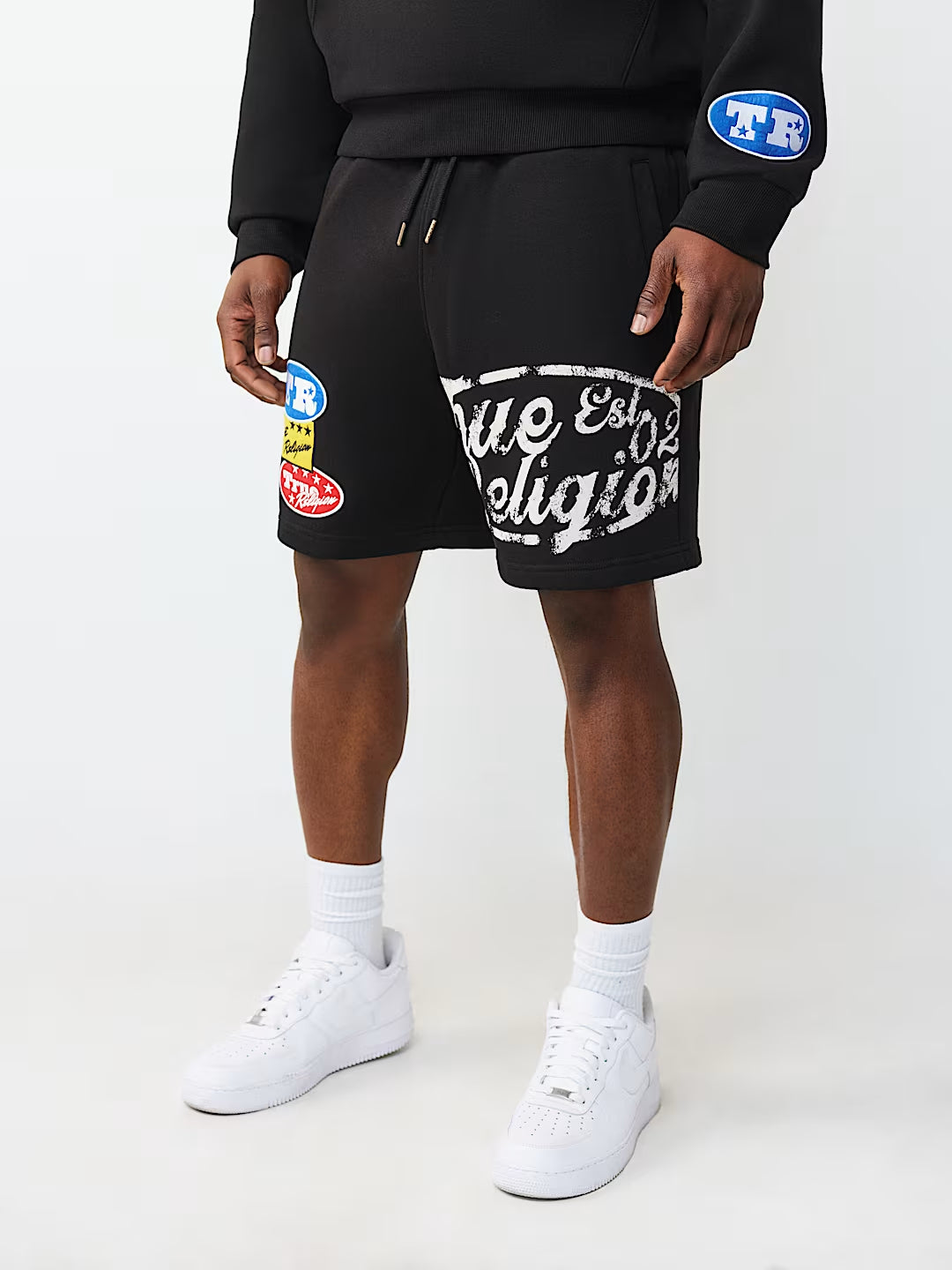 True Religion - Logo Patch Sweatshort