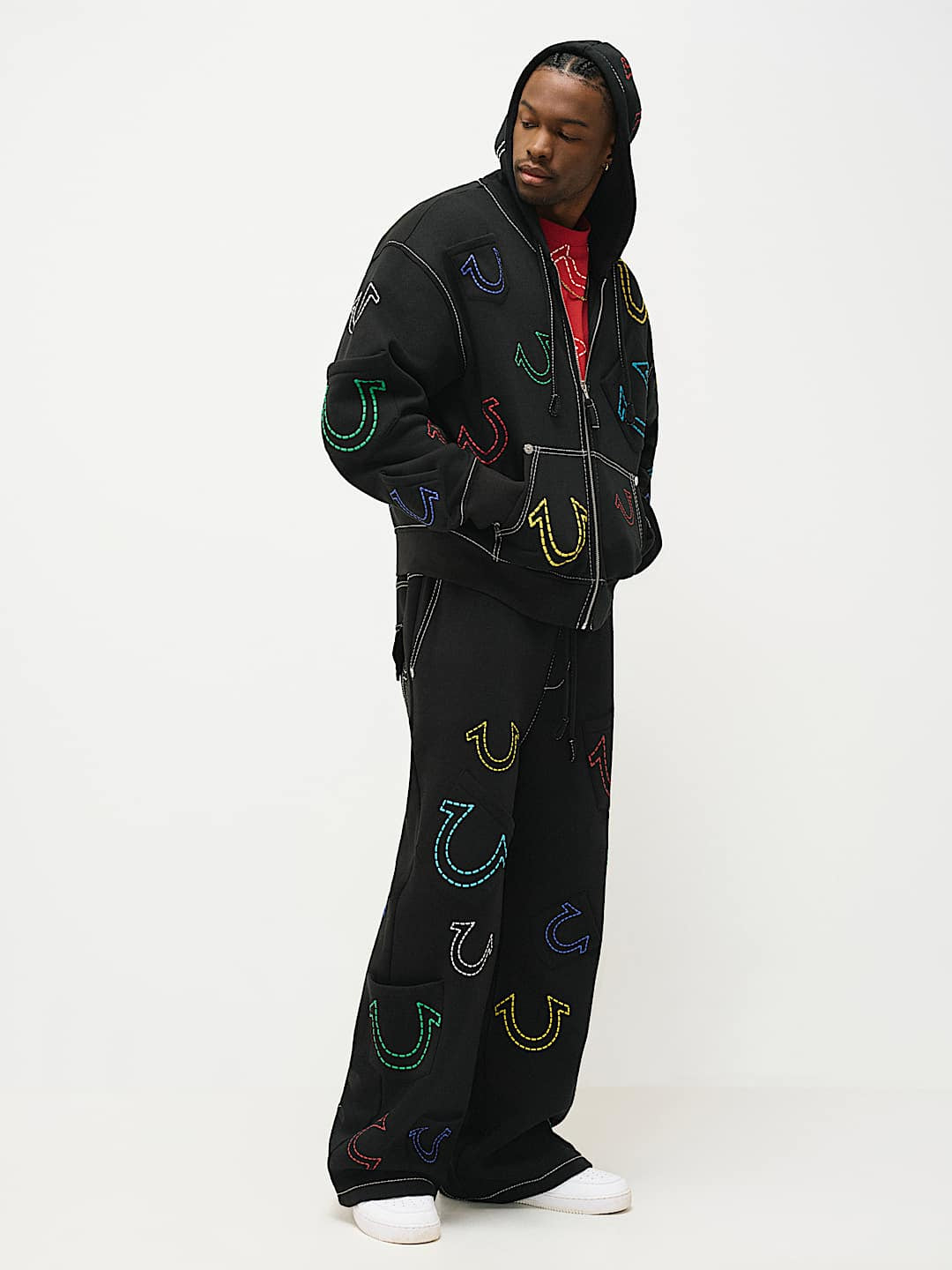 True Religion - Horseshoe Big T Baggy Sweatpant