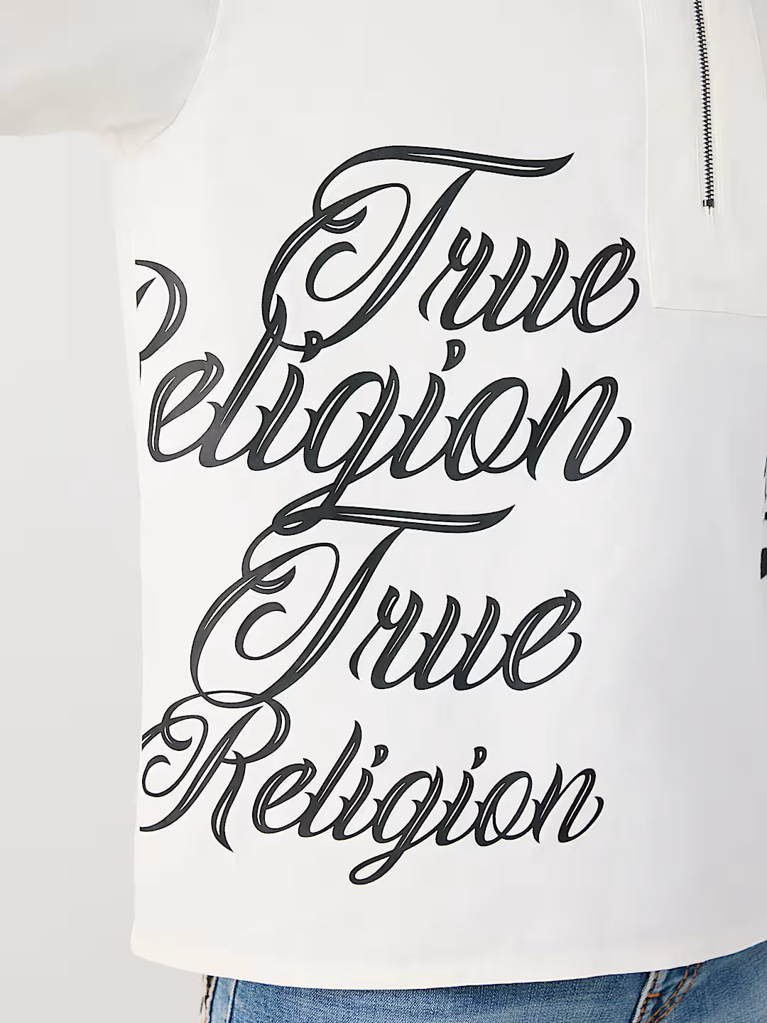 True Religion - Half-Zip Tiger Shirt