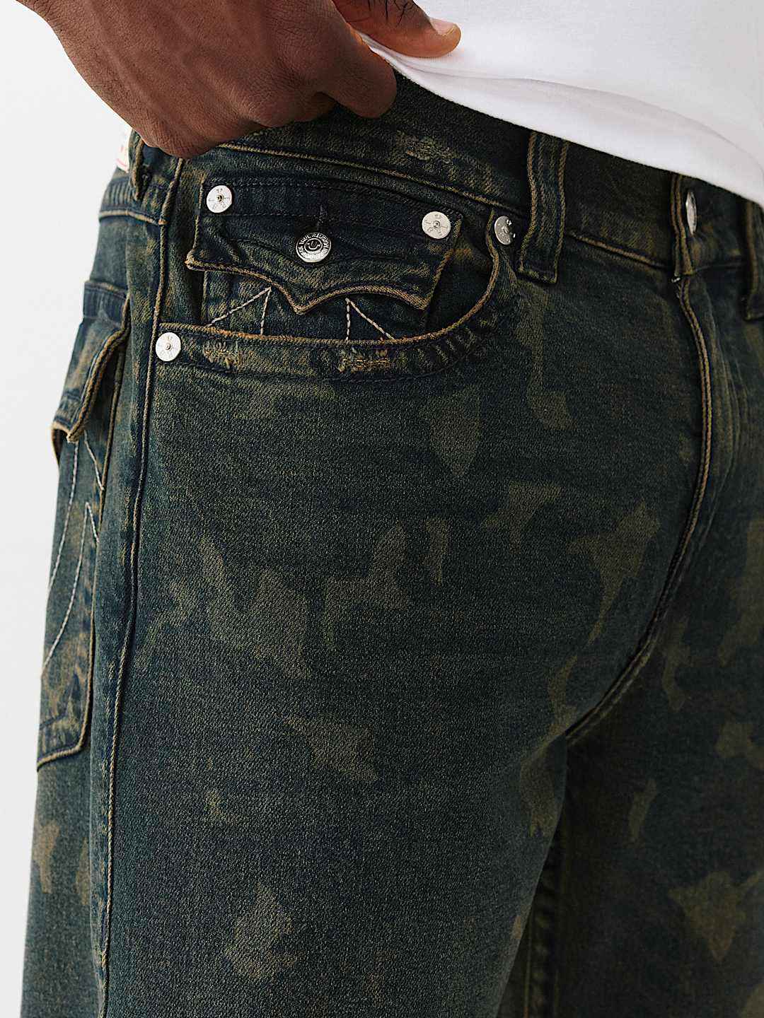 True Religion - bobby flap baggy jean 32