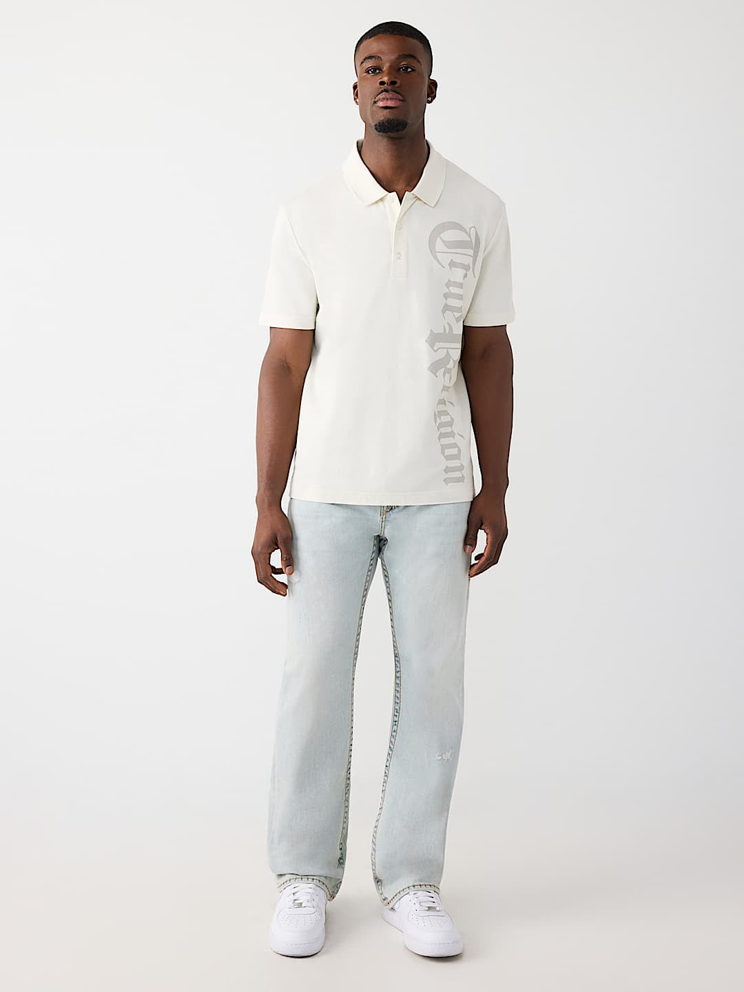 True Religion - Logo Piqué Polo Shirt