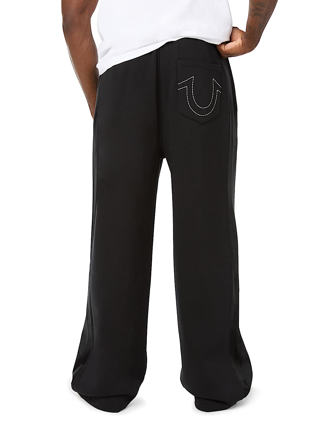 True Religion - Velour Logo Baggy Sweatpant