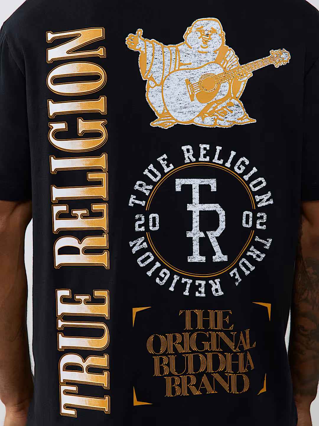 True Religion - Stacked Logo Tee